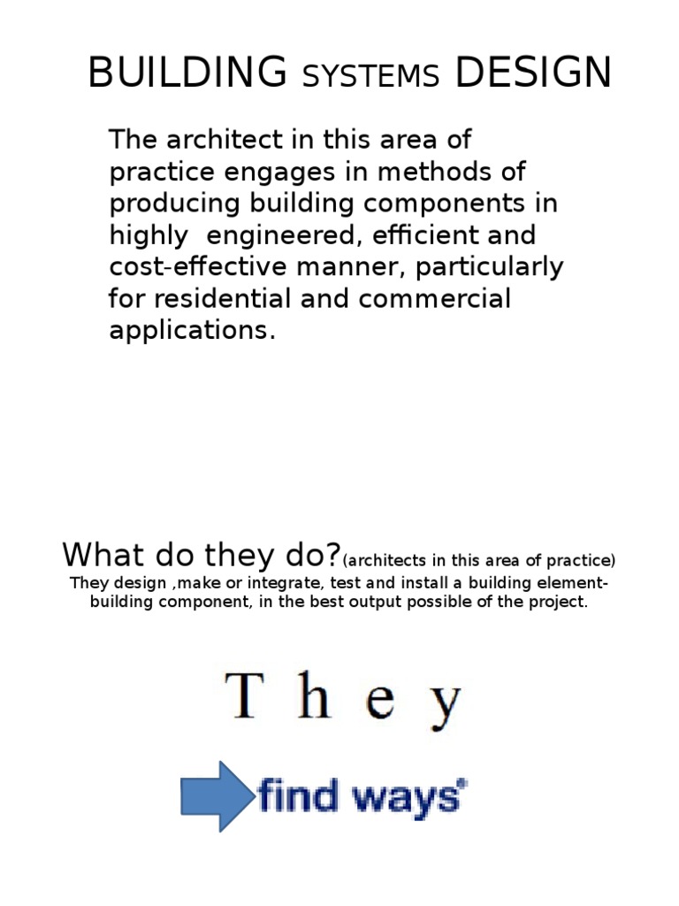 Building Systems Design | PDF | Design | Engineering