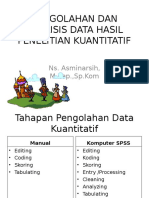 Pengolahan Dan Analisis Data Hasil Penelitian