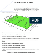 Mediciones de Una Cancha de Fútbol PDF
