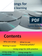 Language Learning: Using Songs For