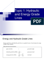 1.1 Lecture - HGL, EGL, Head Loss