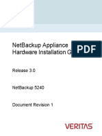 NetBackup 5240 Appliance Hardware Installation Guide - 3.0 Revision 1