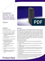 Product Flyer Product Flyer: Touchstone® DOCSIS® 3 0 8x4 DOCSIS 3.0 8x4 Ultra-High Speed Telephony Modem