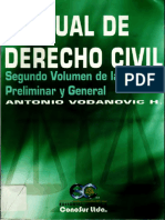 Manualdederechocivil Tomo I Vodanovic LIBRO