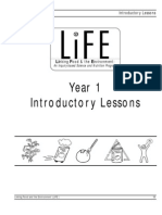 LIFE LESSONS: Year 1 Introduction