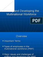 Staffing and Developing The Multinational Workforce