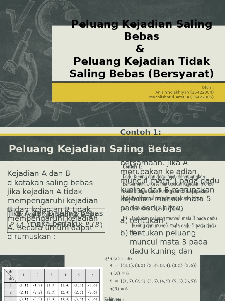 Contoh Soal Peluang Kejadian Saling Bebas Contoh Soal