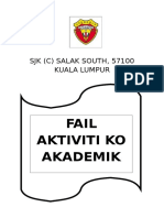 Fail Aktiviti Ko Akademik: SJK (C) Salak South, 57100 Kuala Lumpur