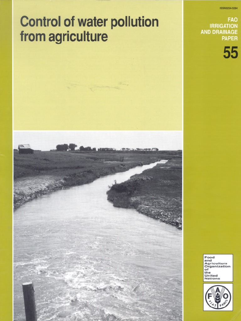 Control of Water Pollution From Agriculture Idp55ePDF Water Resources Agriculture Free