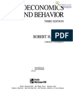 Microeconomics and Behavior: Robert H. Frank