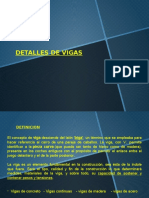 Detalles de Vigas