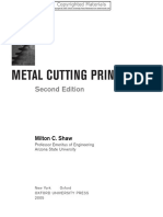 Shaw, Milton C. Metal Cutting Principles