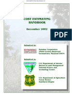 BLM Cost Estimating HDBK Dec2002