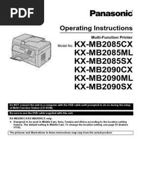 KX-MB2090 Manual (en) Man 01