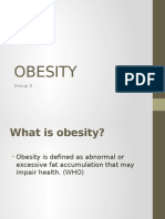 Obesity: Group 5