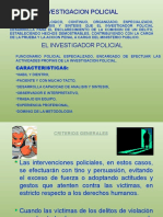 La Investigacion Policial Trata de Personas
