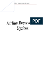 Airline Reservation System