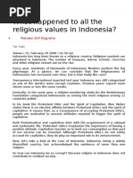 Download What happened to all the religious values in Indonesiadocx by Odis Sido SN344805214 doc pdf