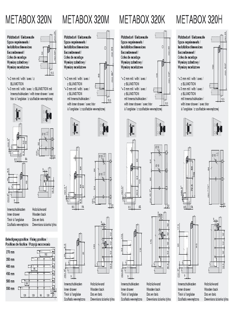 Blum Metabox PDF | PDF