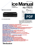 Hfe Technics Rs-tr575 Service