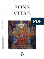 Fons Vitae Nº 1 (Junio 2013)