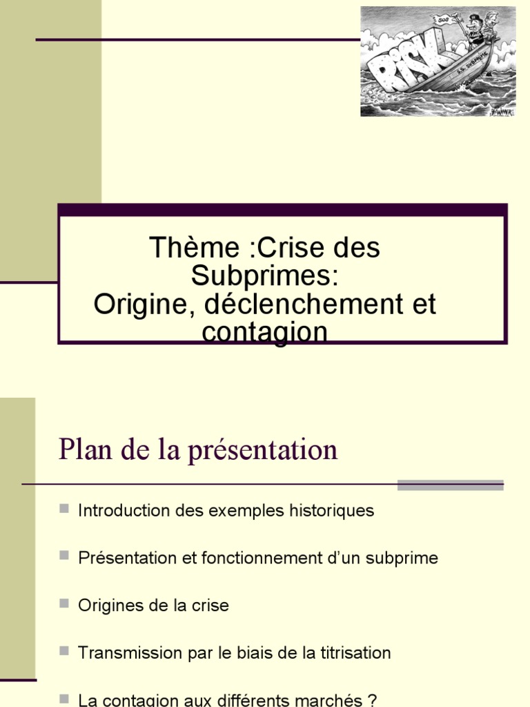 Crise des Subprimes : Origines et Impact | PDF | Obligation de dette ...