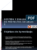 Presentacion Gestion y Evaluacion de Proyectos Sociales