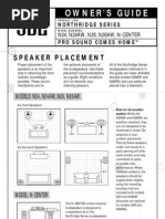 Manual Caixas JBL N24