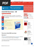 AutoCAD Exercises (Free eBook) - Tutorial45