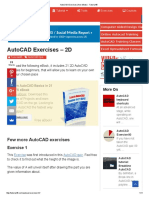 AutoCAD Exercises (Free Ebook) - Tutorial45