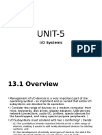 UNIT-5: I/O Systems