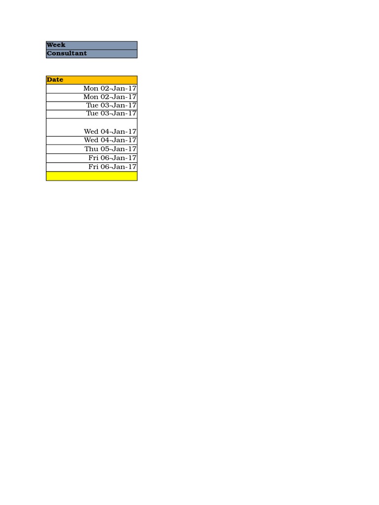 Weekly Consultant Activity Report | PDF | Business