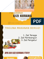 Materi Penyuluhan Gizi Kurang