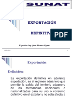 EXPORTACION DEFINITIVA