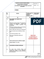 Refer Contract Agreement: Spec. No. Section: F 1 TCE 5146A-H-510-02 Sheet OF