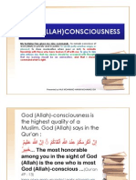 God (Allah) Consciousness
