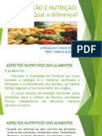 Alimentação e Nutrição