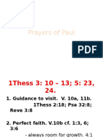 Paul's Prayer Class 11 