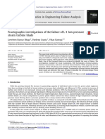 Case Studies in Engineering Failure Analysis of an L-1 Low Pressure Steam Turbine Blade