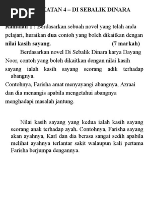 Novel Tingkatan 4 Pdf