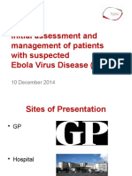 Initial Assessment and Management of Patients With Suspected Ebola Virus Disease (EVD)