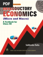 Introductory Economics (12th Class CBSE)