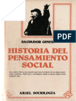 134246652 Giner Salvador Historia Del Pensamiento Social 1