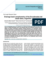 Drainage Basin Morphometry of The Encadenadas Del Oeste Lakes, Argentina