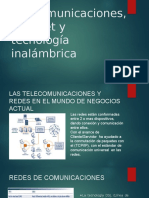 Telecomunicaciones, Internet y Tecnología Inalámbrica