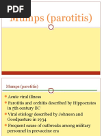 Mumps (Parotitis)