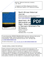 FURLONG, PATRICK - Apartheid, Afrikaner Nationalism and The Radical Right - Historical Revisionis