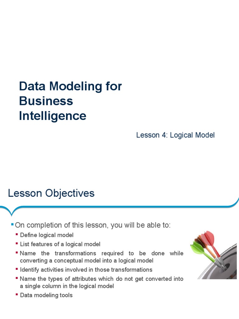 Data Modeling For Business Intelligence: Lesson 4: Logical Model | PDF ...