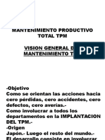 Mantenimiento productivo TPM: Visión general, objetivos y resultados