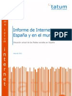 Informe Internet 2010-España y Mundo